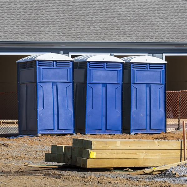 is there a specific order in which to place multiple portable toilets in Nanafalia